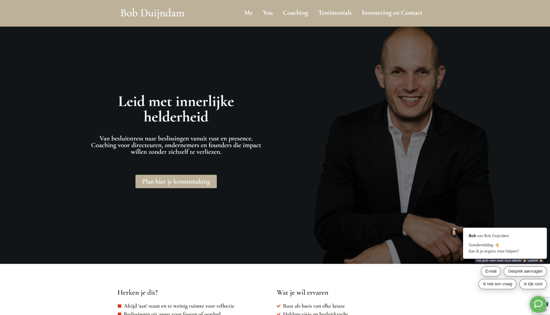 Screenshot van Bob Duijndam